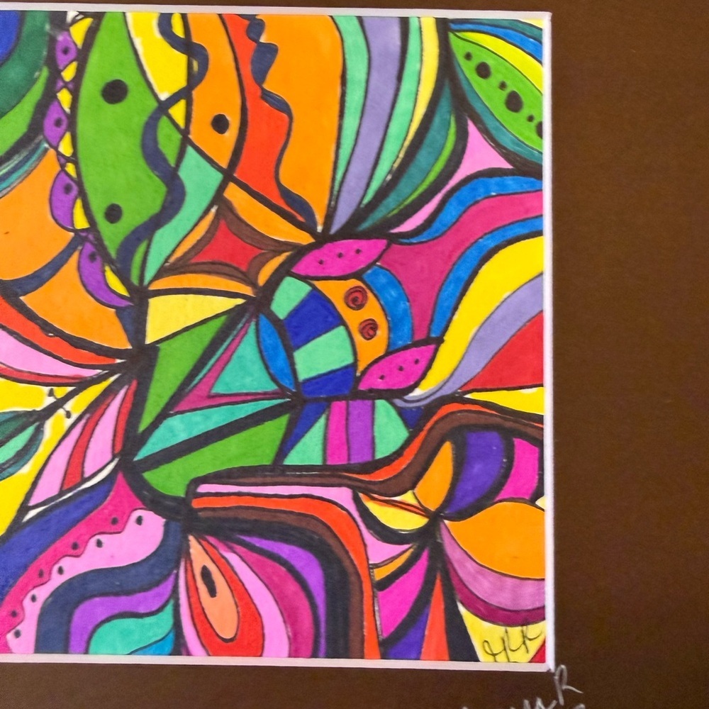 Original Intuitive Abstract Drawing - Picture 6 of 6